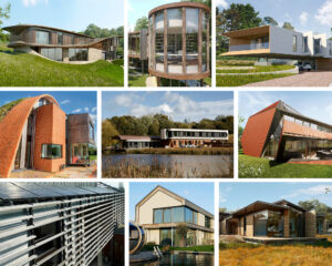 A selection of Para 80 (Para 79), energy efficient passive houses. Designed by Hawkes Architecture.
