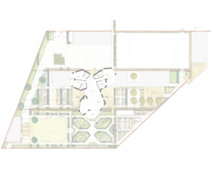 Floor Plan of Albury Hall, a Para 80, energy efficient passive house. Another grand design by Hawkes Architecture.