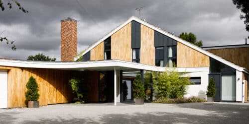 Entrance to Bellropes, a renovation designed by Hawkes Architecture.