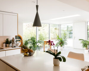 The kitchen at Bellropes, a renovation designed by Hawkes Architecture.