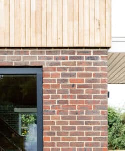 Close up of materials at Bellropes, a renovation designed by Hawkes Architecture.