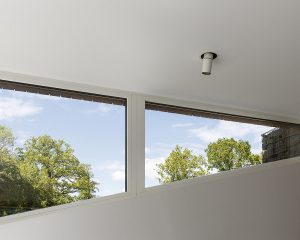 Picture window at Brooks Barn a Para 80, energy efficient passive house. Another grand design by Hawkes Architecture.