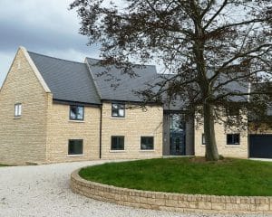 Replacement dwelling Spinneys, a Para 80 (Para 55) energy efficient passive house. Another grand design by Hawkes Architecture.