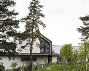 The east elevation of View Point, a Para 80 energy efficient passive house. Another grand design by Hawkes Architecture.