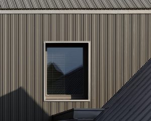 Aluminium detail of View Point, a Para 80 (Para 55) energy efficient passive house. Another grand design by Hawkes Architecture.