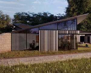 Ashdown Forest, a Para 80, energy efficient passive house. Another grand design by Hawkes Architecture.