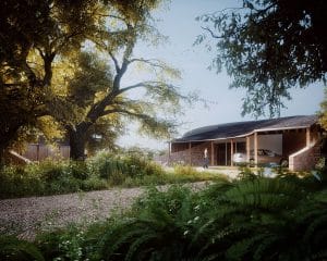 Car port at Ashdown forest a Para 80, energy efficient passive house. Another grand design by Hawkes Architecture.