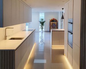 Kitchen at Bellropes, a renovation designed by Hawkes Architecture.