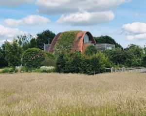 The hidden house, Crossway, a Para 80 (PPS 7), energy efficient Passivhaus. Designed by Hawkes Architecture and featured on Channel 4's Grand Designs.