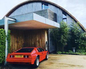 An 80's themed tv show with actor Greg Davies being filmed at Crossway, a Para 80 (PPS 7), energy efficient Passivhaus. Designed by Hawkes Architecture and featured on Channel 4's Grand Designs.