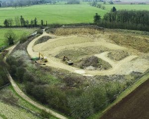 Foundations for Lake House, a Para 80 (Para 79), energy efficient passive house. Another grand design by Hawkes Architecture.