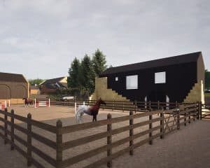 The sand school at North Yorkshire a Para 80 (Para 55), energy efficient passive house. Another grand design by Hawkes Architecture.