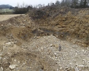 Locally quarried Cotswold Stone, inspiration for Greystone, a Para 80, energy efficient passive house, designed by Hawkes Architecture.