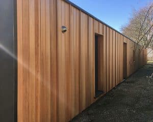 Walled garden, an energy efficient pavilion house in a listed walled garden. Another grand design by Hawkes Architecture.