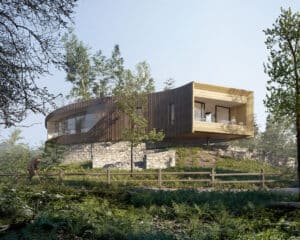 Bergbyr a Para 80 energy efficient, passive house. Another grand design by Hawkes Architecture.