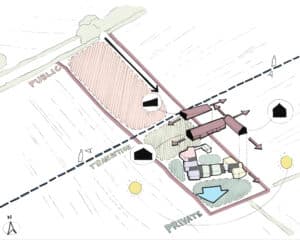 Para 80, energy efficient, passive house, designs to be more inclusive to autistic people. Another grand design by Hawkes Architecture.