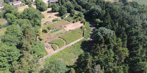 Albury Hall para 84 site aerial photo