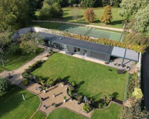 Walled garden, an energy efficient pavilion house in a listed walled garden. Another grand design by Hawkes Architecture.